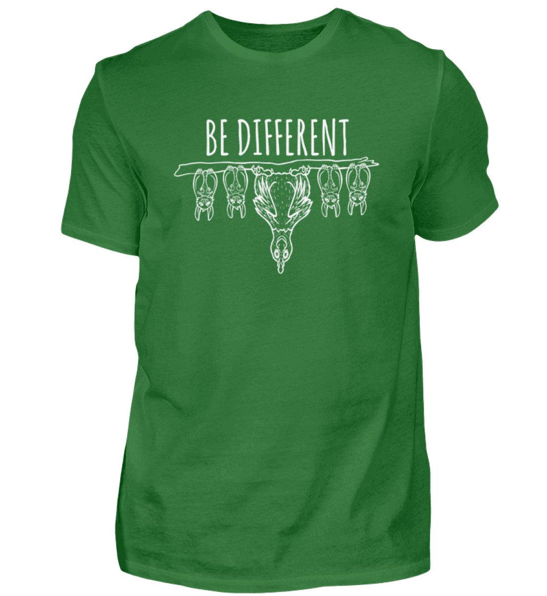 Be different Hühner · Herren T-Shirt-Herren Basic T-Shirt-Kelly Green-S-Agrarstarz