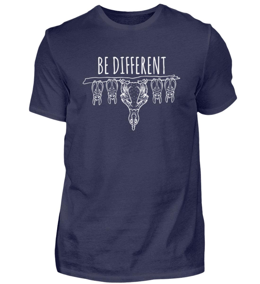 Be different Hühner · Herren T-Shirt-Herren Basic T-Shirt-Navy-S-Agrarstarz