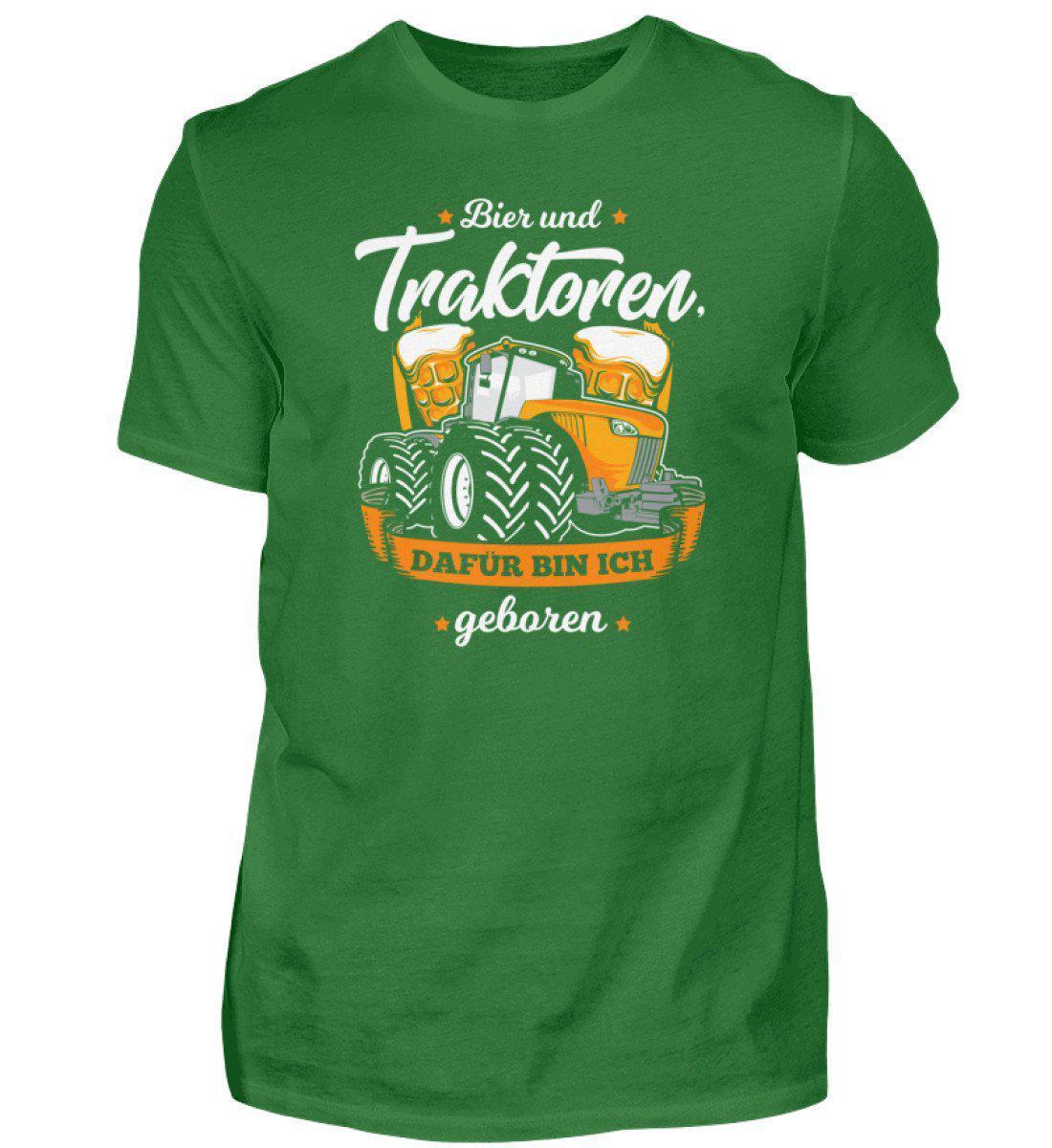 Bier und Traktoren · Herren T-Shirt-Herren Basic T-Shirt-Kelly Green-S-Agrarstarz