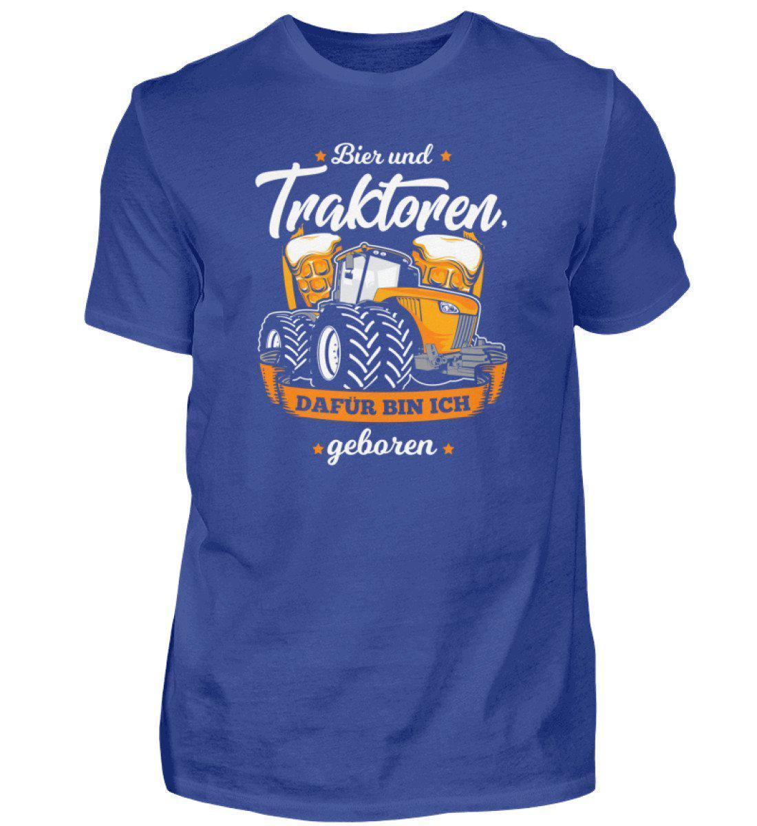 Bier und Traktoren · Herren T-Shirt-Herren Basic T-Shirt-Royal Blue-S-Agrarstarz