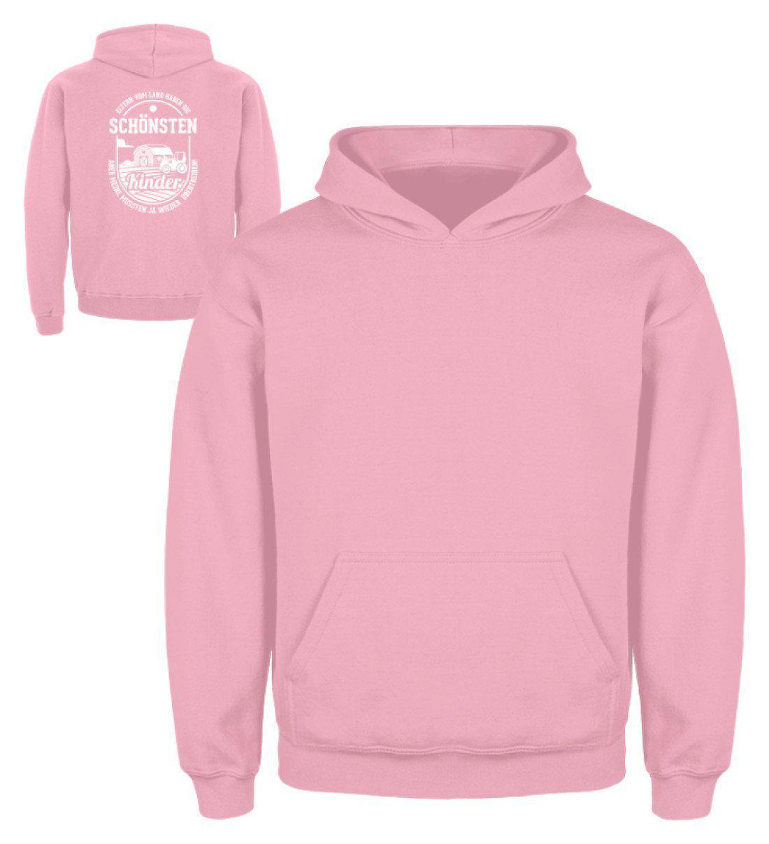 Eltern vom Land · Kinder Kapuzenpullover Hoodie-Kinder Hoodie-Baby Pink-3/4 (98/104)-Agrarstarz