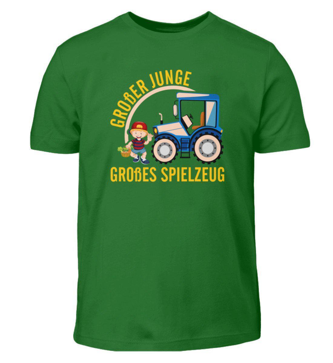 Großer Junge · Kinder T-Shirt-Kinder T-Shirt-Kelly Green-3/4 (98/104)-Agrarstarz