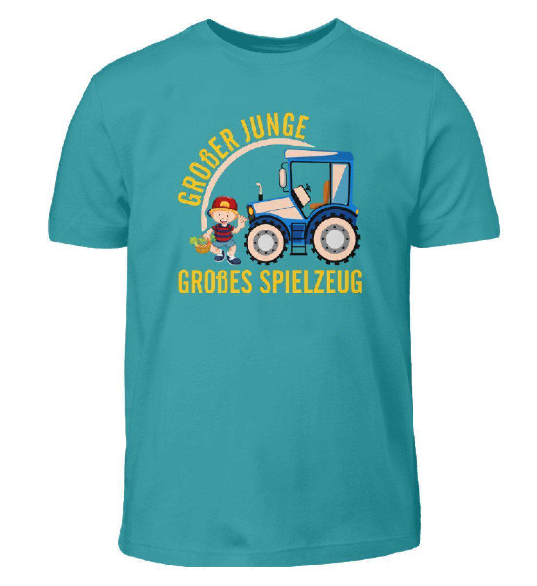 Großer Junge · Kinder T-Shirt-Kinder T-Shirt-Swimming Pool-3/4 (98/104)-Agrarstarz