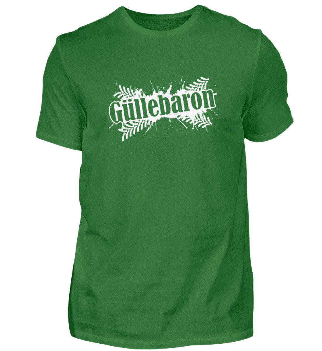 Güllebaron · Herren T-Shirt-Herren Basic T-Shirt-Kelly Green-S-Agrarstarz