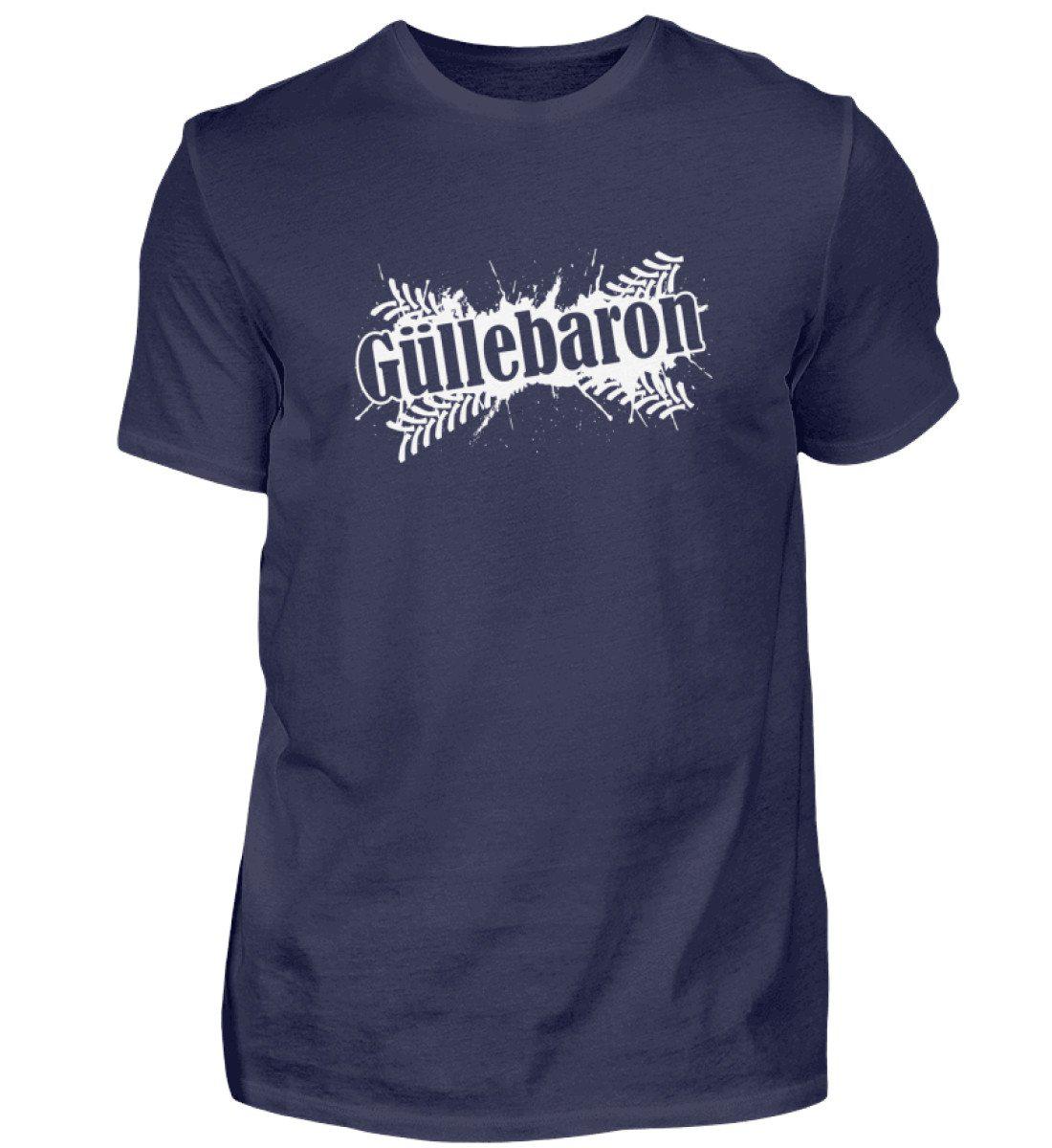 Güllebaron · Herren T-Shirt-Herren Basic T-Shirt-Navy-S-Agrarstarz