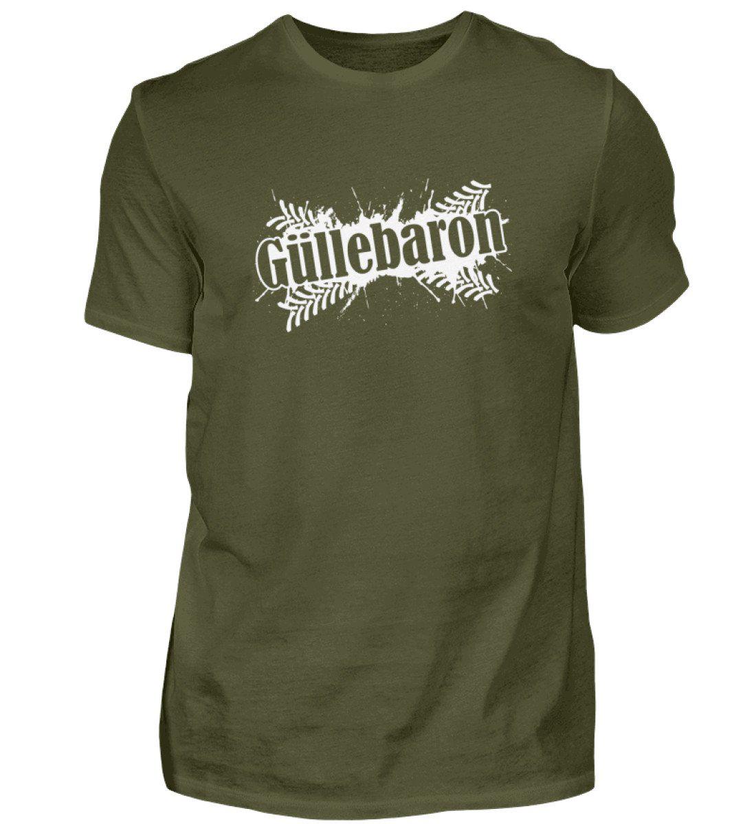 Güllebaron · Herren T-Shirt-Herren Basic T-Shirt-Urban Khaki-S-Agrarstarz