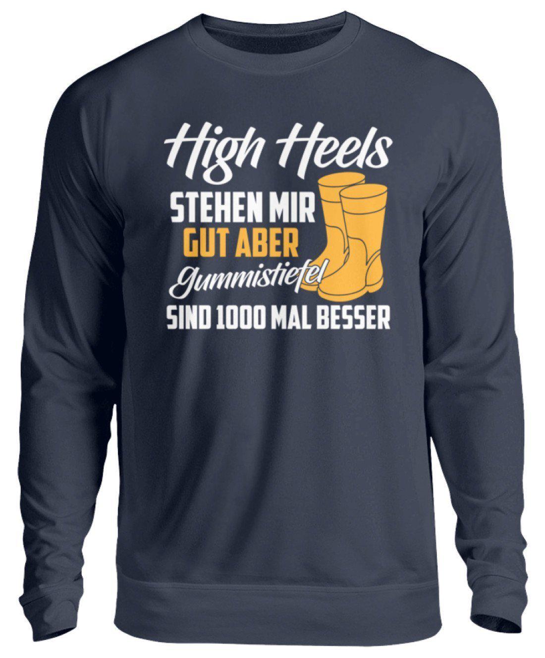 High Heels stehen mir gut · Unisex Sweatshirt Pullover-Unisex Sweatshirt-Oxford Navy-S-Agrarstarz