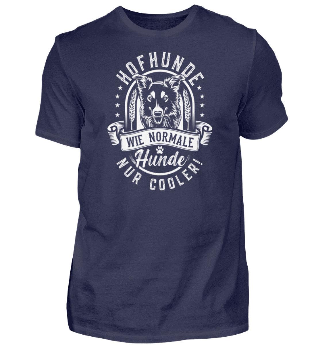 Hofhunde sind cooler · Herren T-Shirt-Herren Basic T-Shirt-Navy-S-Agrarstarz