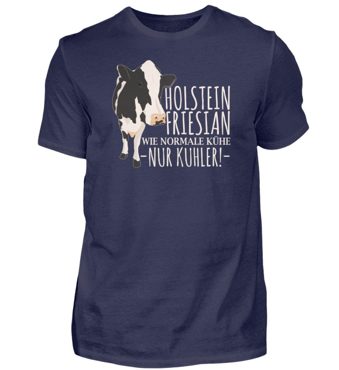 Holstein Friesian kuhler · Herren T-Shirt-Herren Basic T-Shirt-Navy-S-Agrarstarz