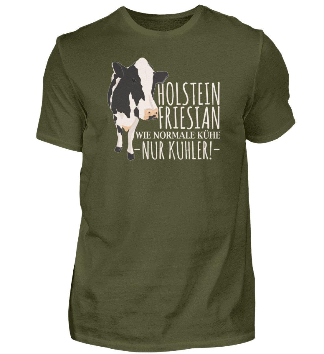 Holstein Friesian kuhler · Herren T-Shirt-Herren Basic T-Shirt-Urban Khaki-S-Agrarstarz