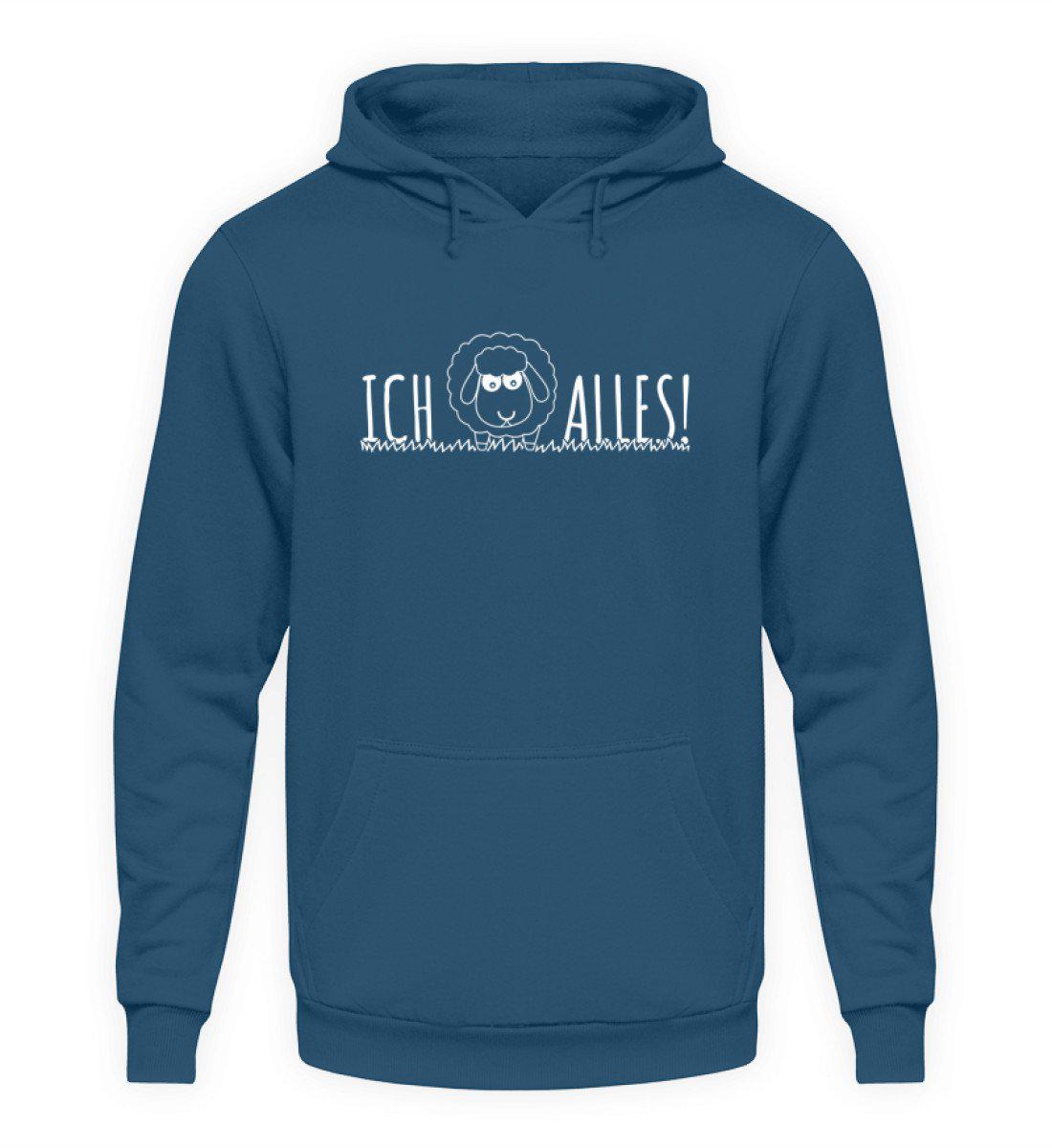 Ich Schaf alles - Unisex Kapuzenpullover Hoodie-Unisex Hoodie-Airforce Blue-S-Agrarstarz