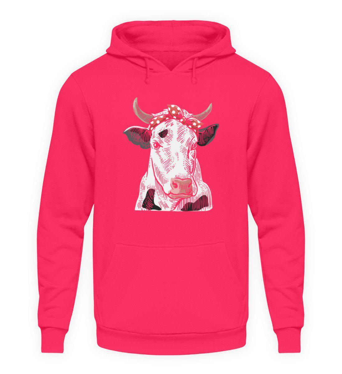 Kuh Band · Unisex Kapuzenpullover Hoodie-Unisex Hoodie-Hot Pink-S-Agrarstarz