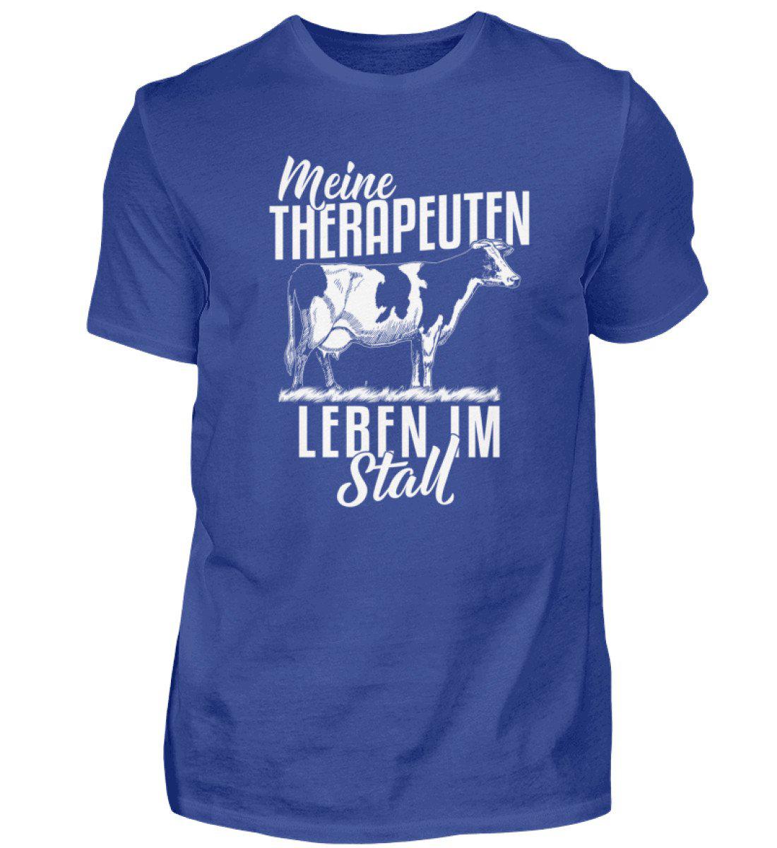 Kühe Therapeuten im Stall · Herren T-Shirt-Herren Basic T-Shirt-Royal Blue-S-Agrarstarz