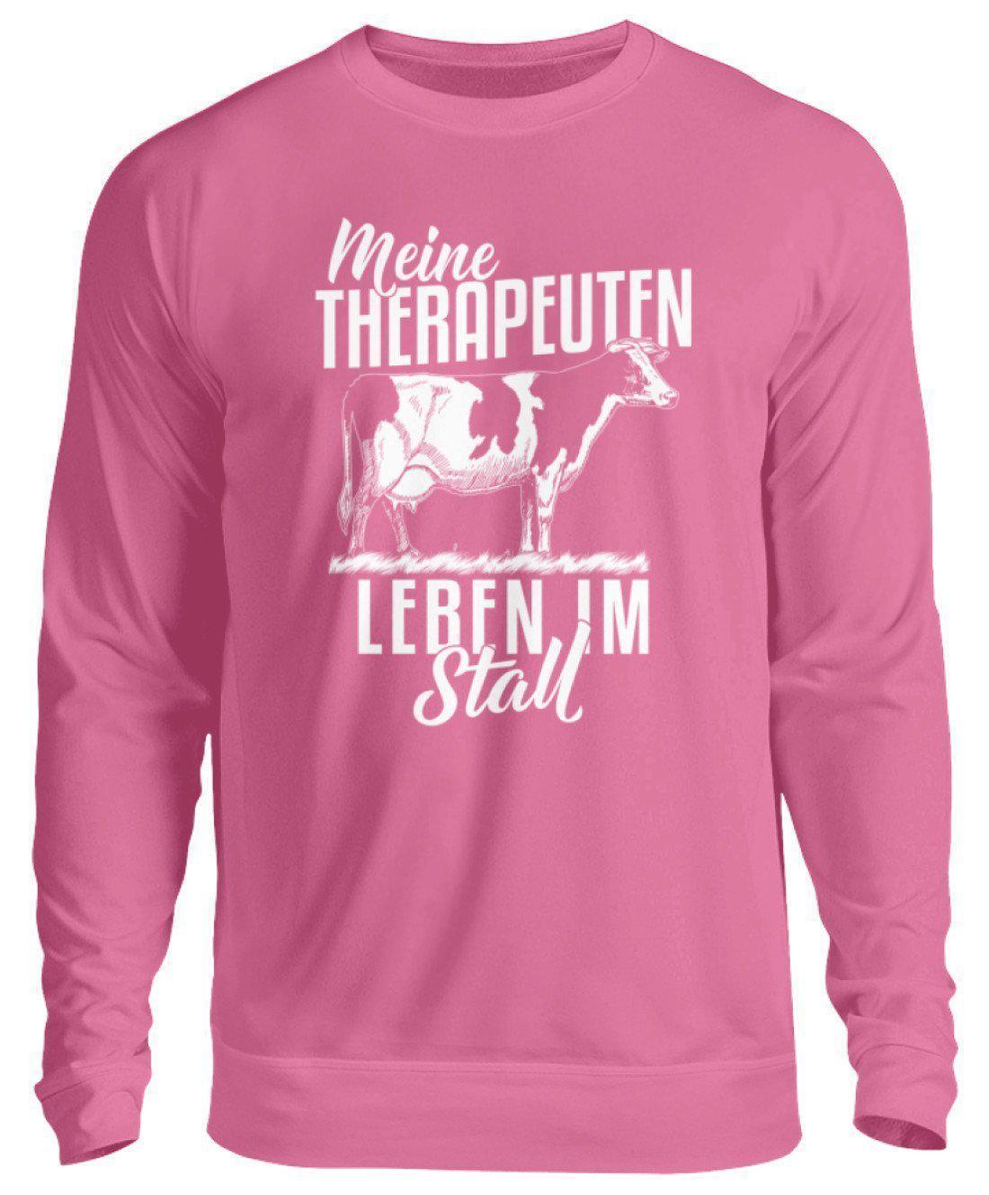 Kühe Therapeuten im Stall · Unisex Sweatshirt Pullover-Unisex Sweatshirt-Candyfloss Pink-S-Agrarstarz