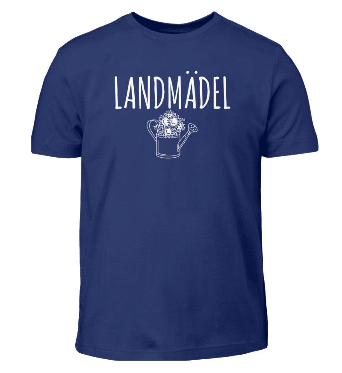 Landmädel Gießkanne · Kinder T-Shirt-Kinder T-Shirt-Indigo-12/14 (152/164)-Agrarstarz