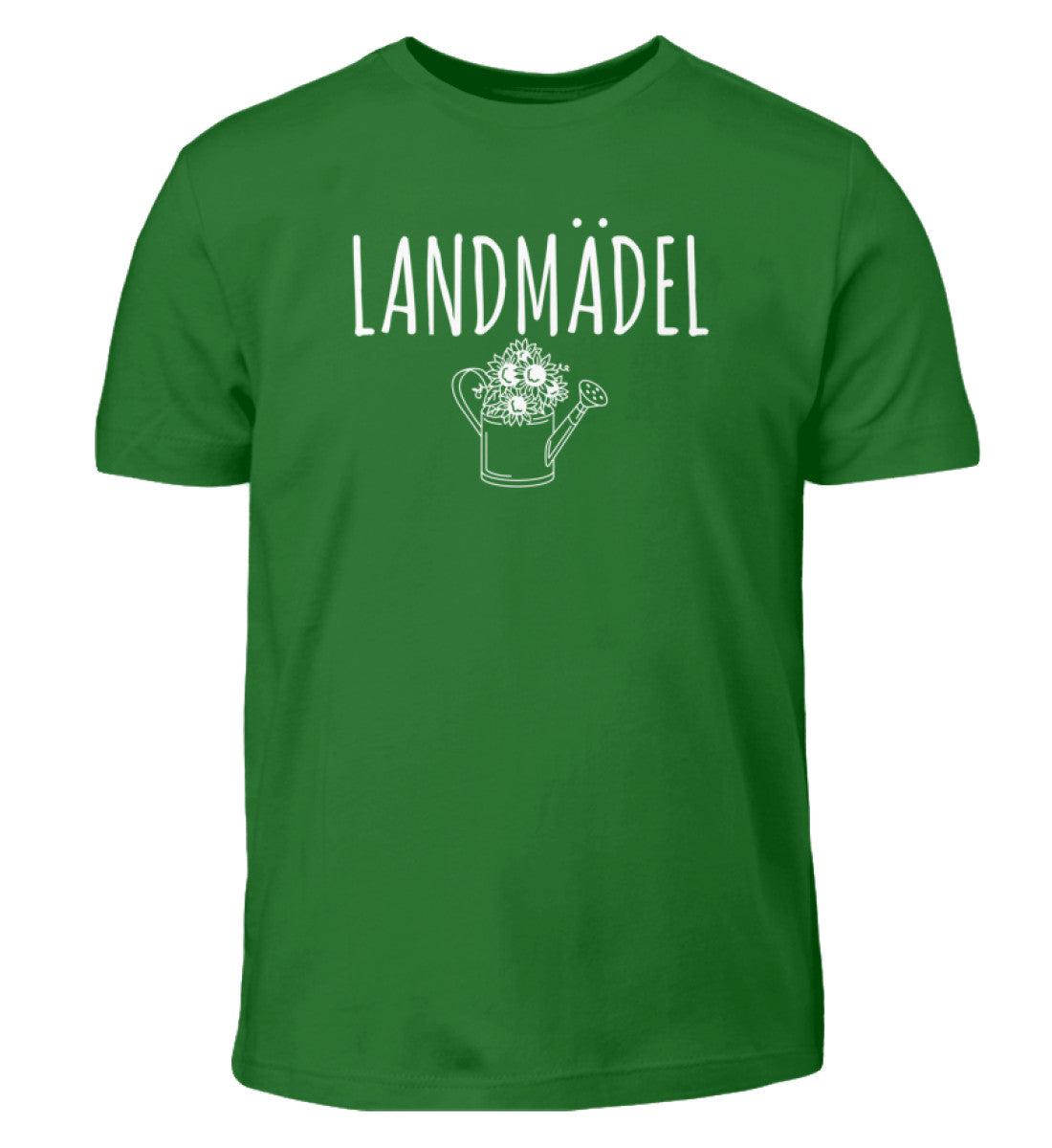 Landmädel Gießkanne · Kinder T-Shirt-Kinder T-Shirt-Kelly Green-12/14 (152/164)-Agrarstarz