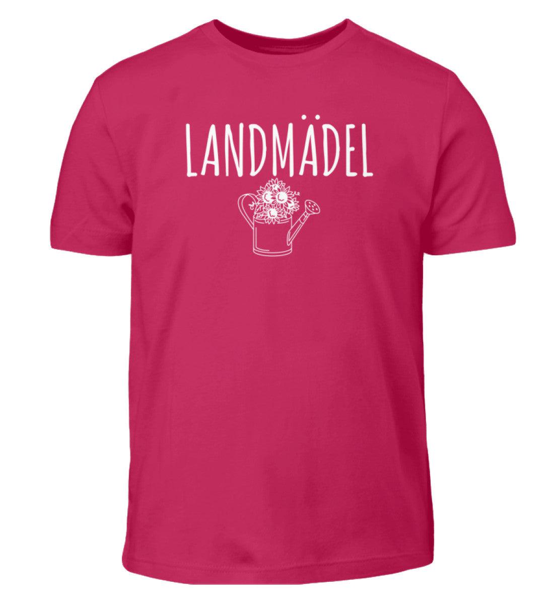 Landmädel Gießkanne · Kinder T-Shirt-Kinder T-Shirt-Sorbet-12/14 (152/164)-Agrarstarz