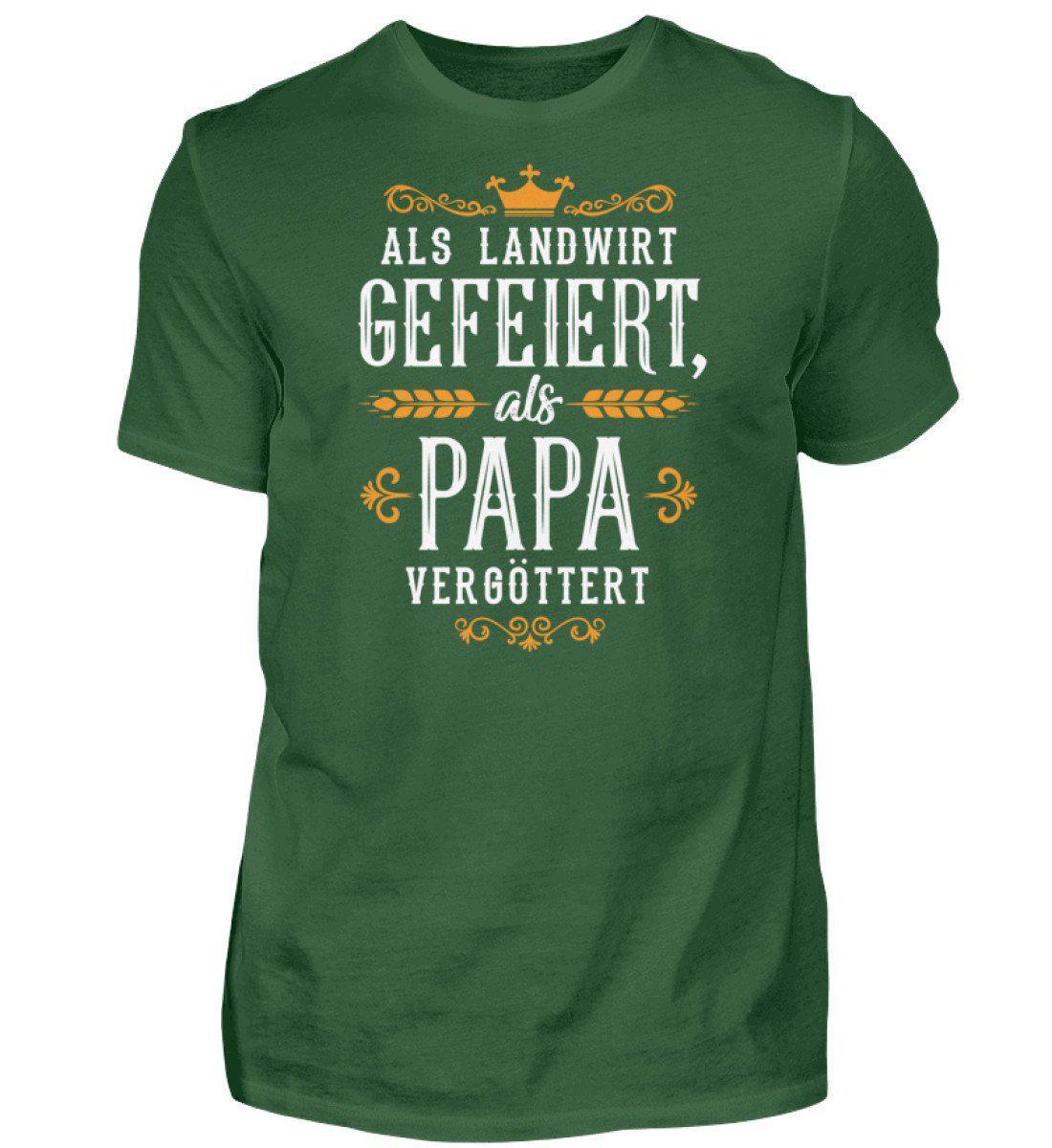 Landwirt gefeiert Papa vergöttert · Herren T-Shirt-Herren Basic T-Shirt-Bottle Green-S-Agrarstarz