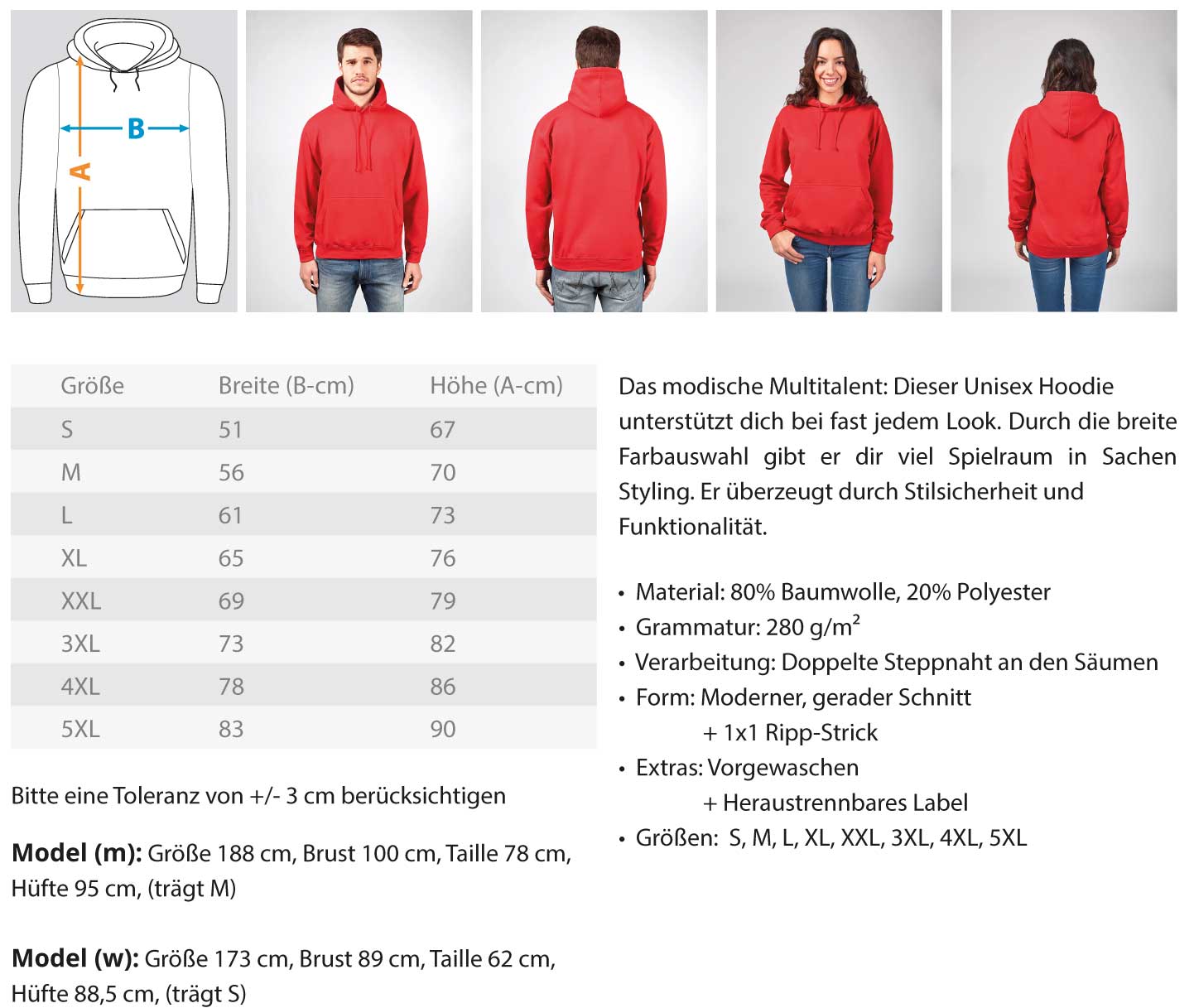 Landwirtin mit Leib und Seele · Unisex Kapuzenpullover Hoodie-Unisex Hoodie-Agrarstarz