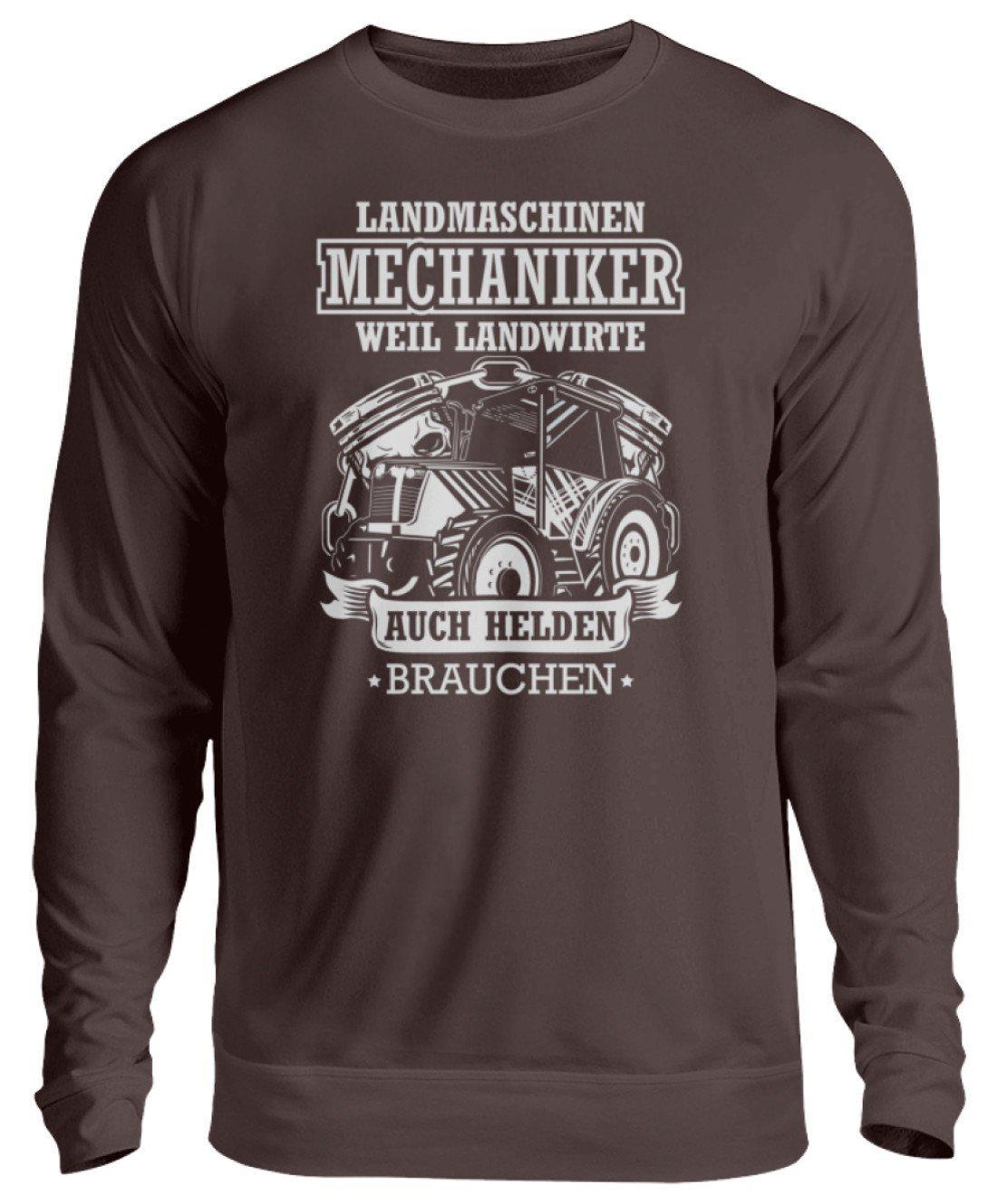 Mechaniker Landwirte Helden · Unisex Sweatshirt Pullover-Unisex Sweatshirt-Hot Chocolate-S-Agrarstarz