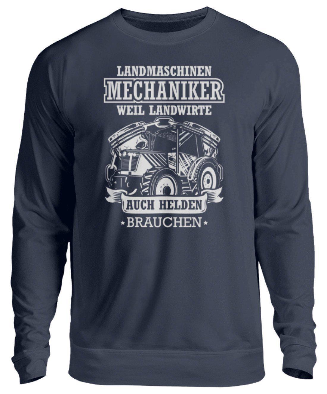 Mechaniker Landwirte Helden · Unisex Sweatshirt Pullover-Unisex Sweatshirt-Oxford Navy-S-Agrarstarz