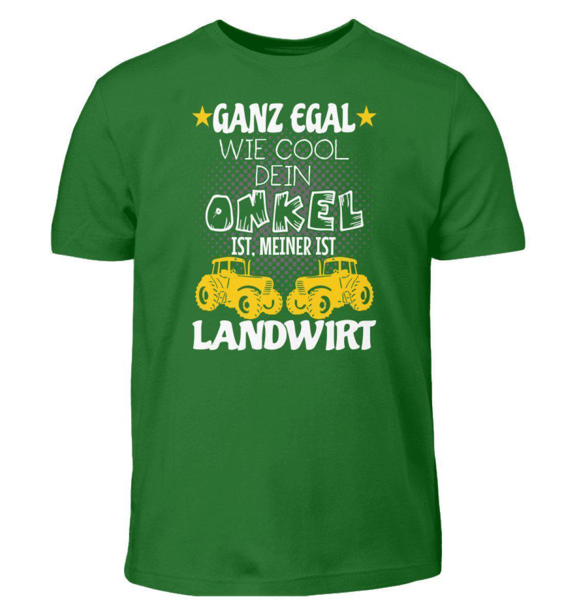 Mein Onkel ist Landwirt · Kinder T-Shirt-Kinder T-Shirt-Kelly Green-12/14 (152/164)-Agrarstarz