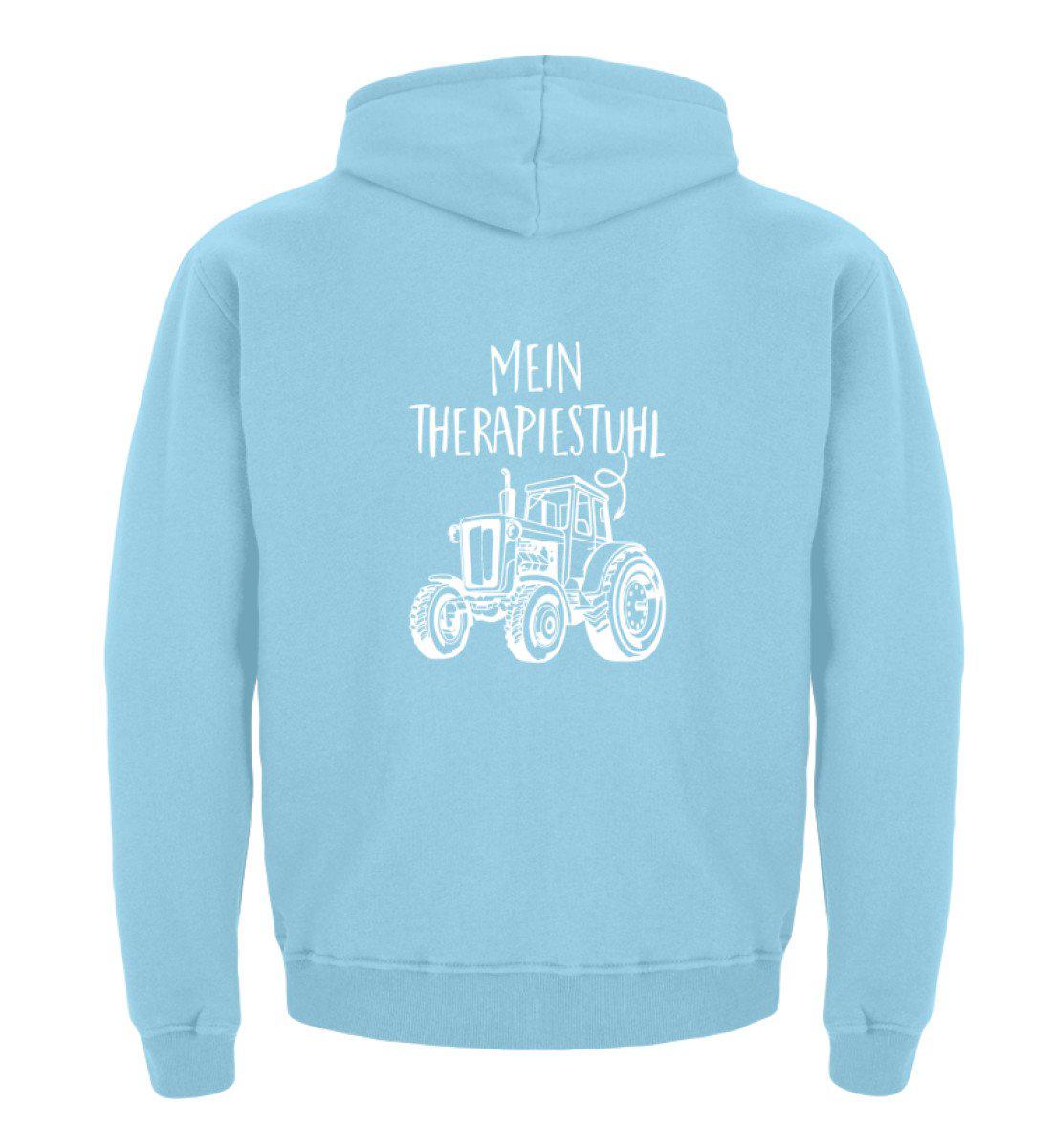 Mein Therapiestuhl · Kinder Kapuzenpullover Hoodie-Kinder Hoodie-Sky Blue-12/14 (152/164)-Agrarstarz