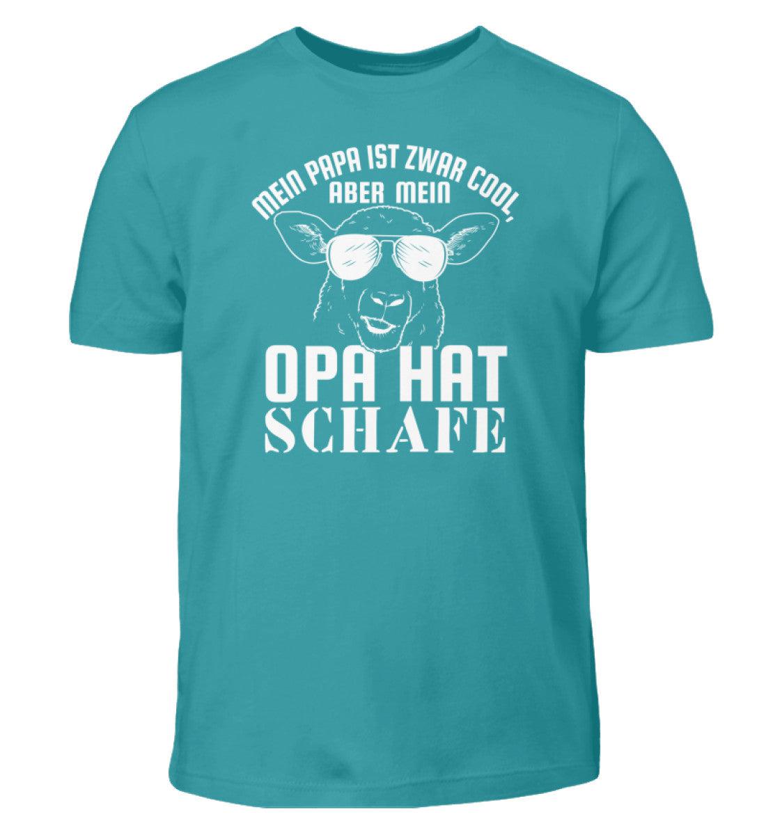 Papa ist cool aber Opa hat Schafe · Kinder T-Shirt-Kinder T-Shirt-Swimming Pool-12/14 (152/164)-Agrarstarz