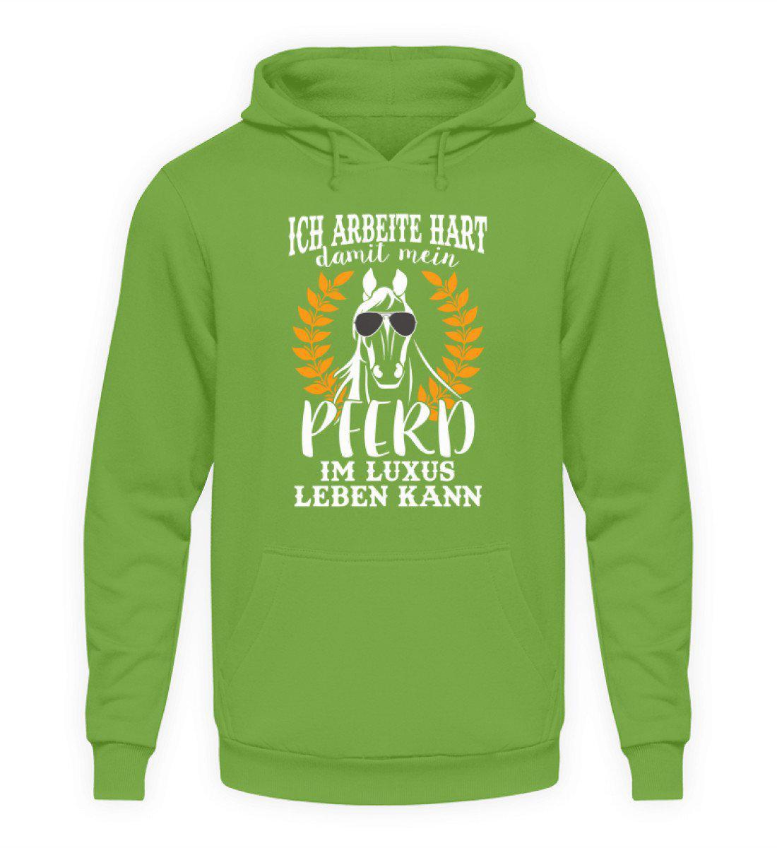 Pferd Luxus · Unisex Kapuzenpullover Hoodie-Unisex Hoodie-LimeGreen-S-Agrarstarz