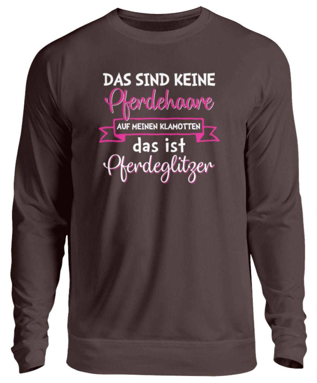 Pferdeglitzer Haare · Unisex Sweatshirt Pullover-Unisex Sweatshirt-Hot Chocolate-S-Agrarstarz