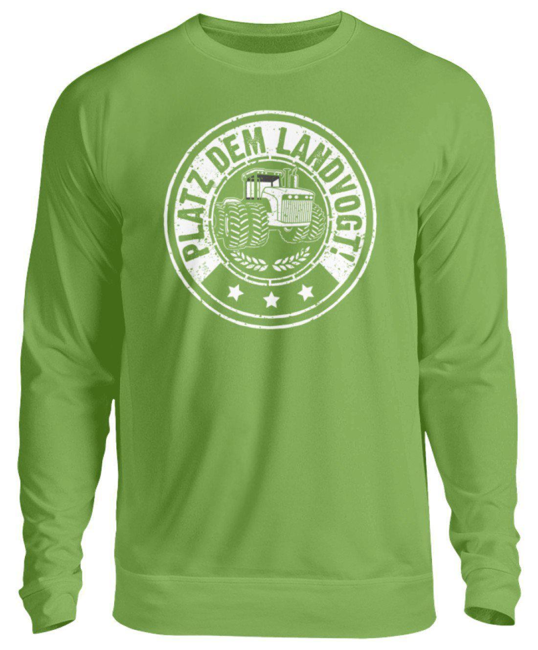 Platz dem Landvogt · Unisex Sweatshirt Pullover-Unisex Sweatshirt-LimeGreen-S-Agrarstarz