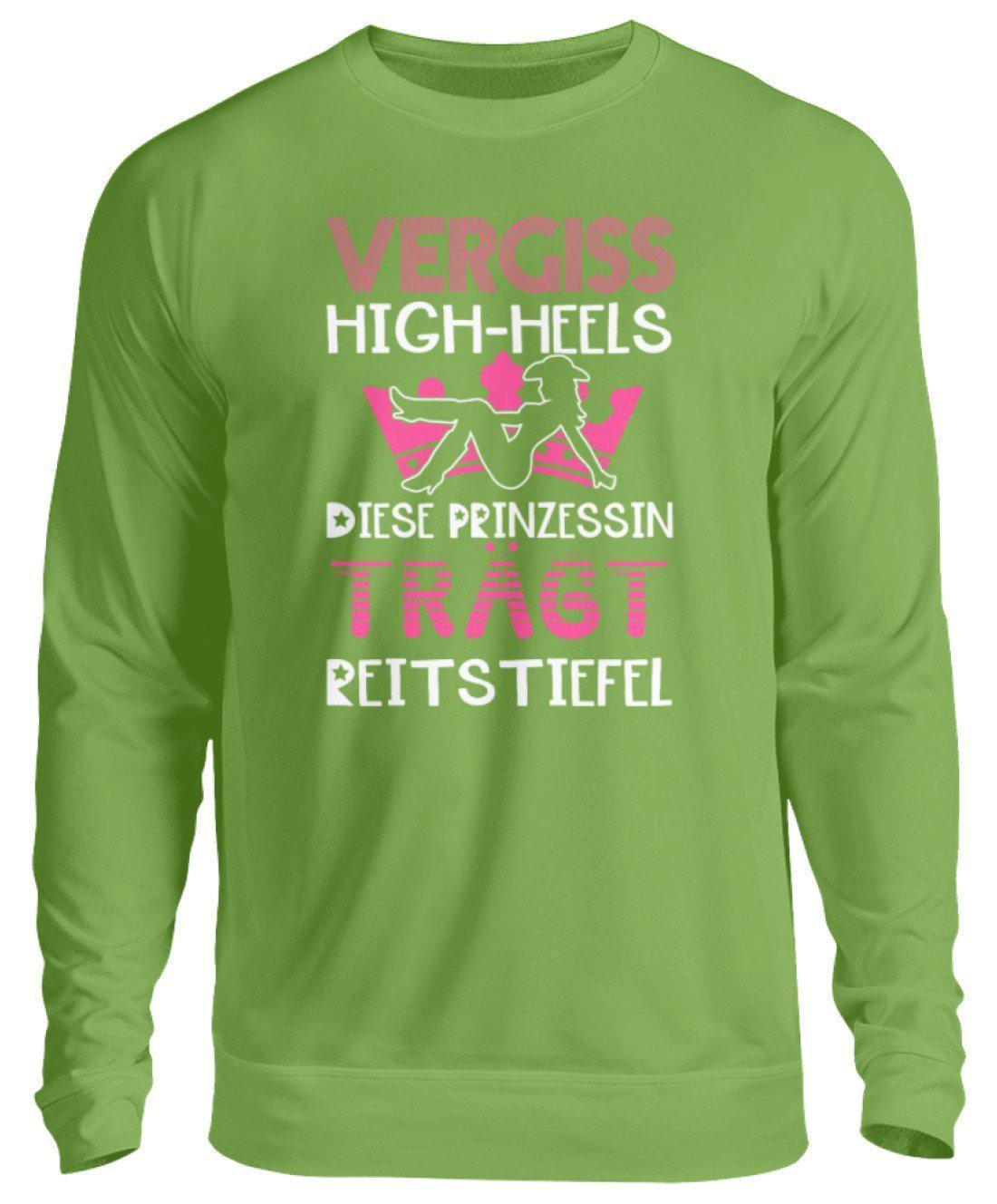 Prinzessin Reitstiefel · Unisex Sweatshirt Pullover-Unisex Sweatshirt-LimeGreen-S-Agrarstarz