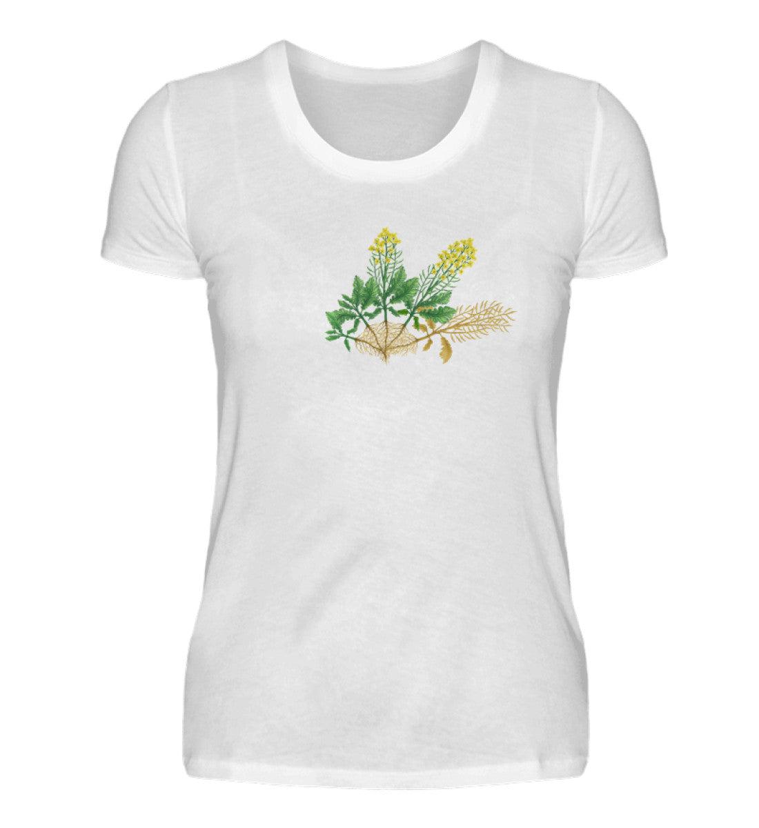 Raps Lebenszyklus · Damen T-Shirt-Damen Basic T-Shirt-White-S-Agrarstarz