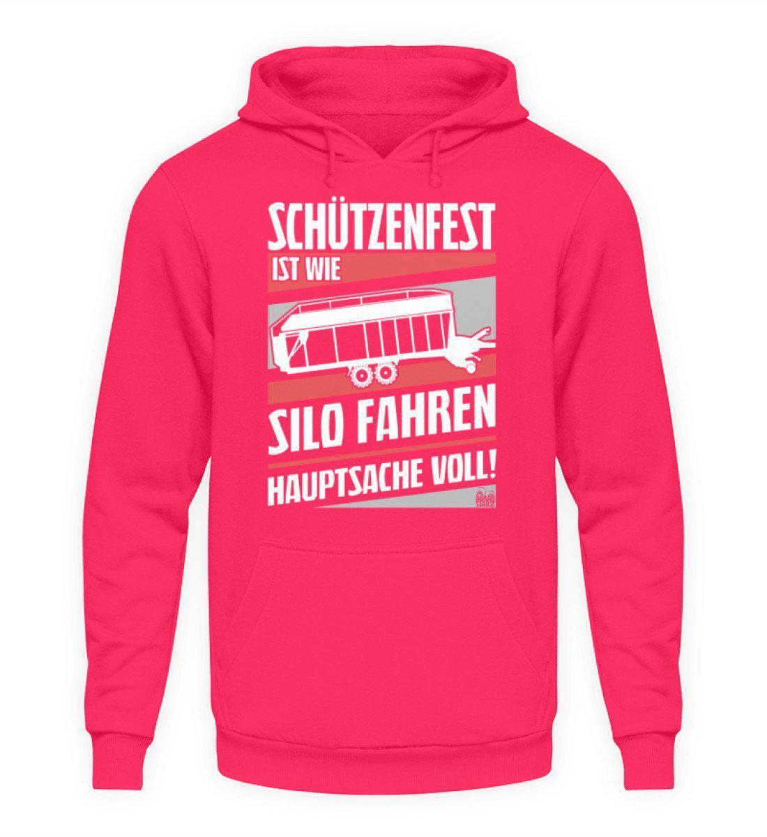 Schützenfest ist wie Silo fahren · Unisex Kapuzenpullover Hoodie-Unisex Hoodie-Hot Pink-L-Agrarstarz