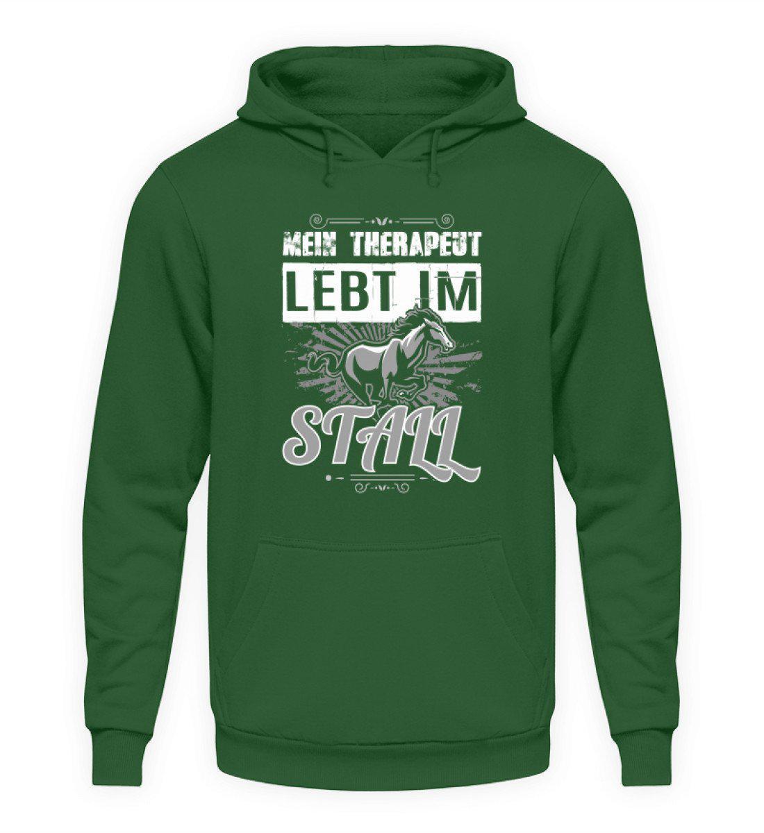 Therapeut Stall · Unisex Kapuzenpullover Hoodie-Unisex Hoodie-Bottle Green-S-Agrarstarz