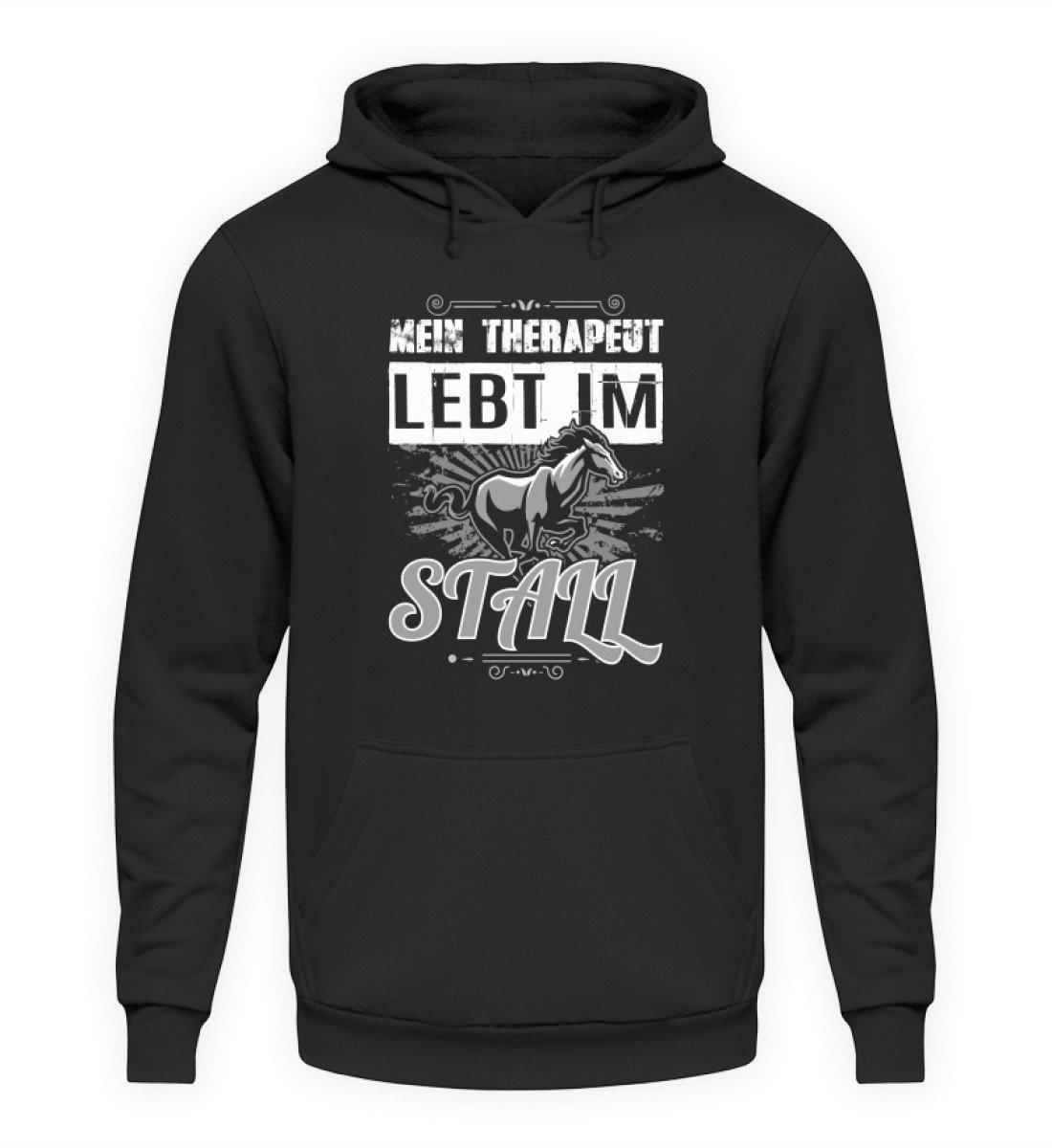 Therapeut Stall · Unisex Kapuzenpullover Hoodie-Unisex Hoodie-Jet Black-S-Agrarstarz