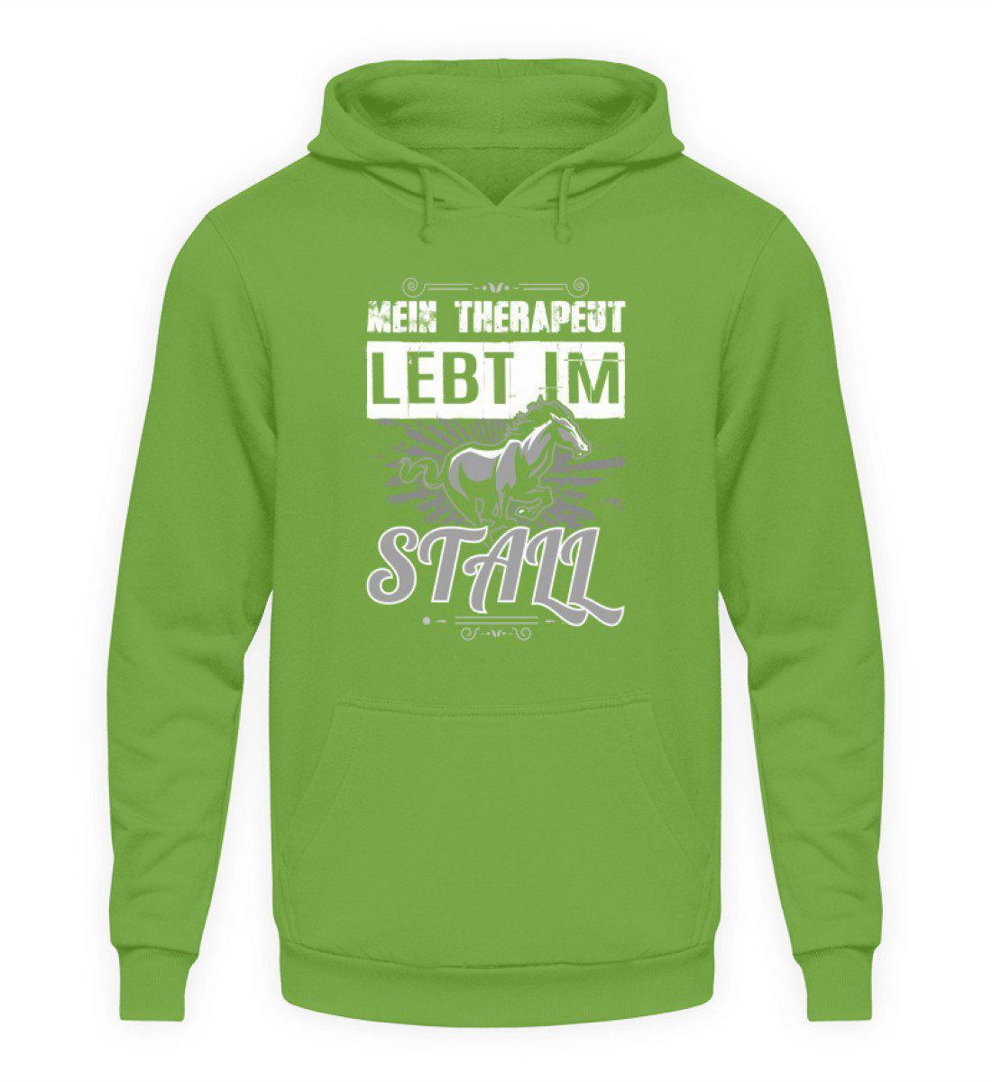 Therapeut Stall · Unisex Kapuzenpullover Hoodie-Unisex Hoodie-LimeGreen-S-Agrarstarz