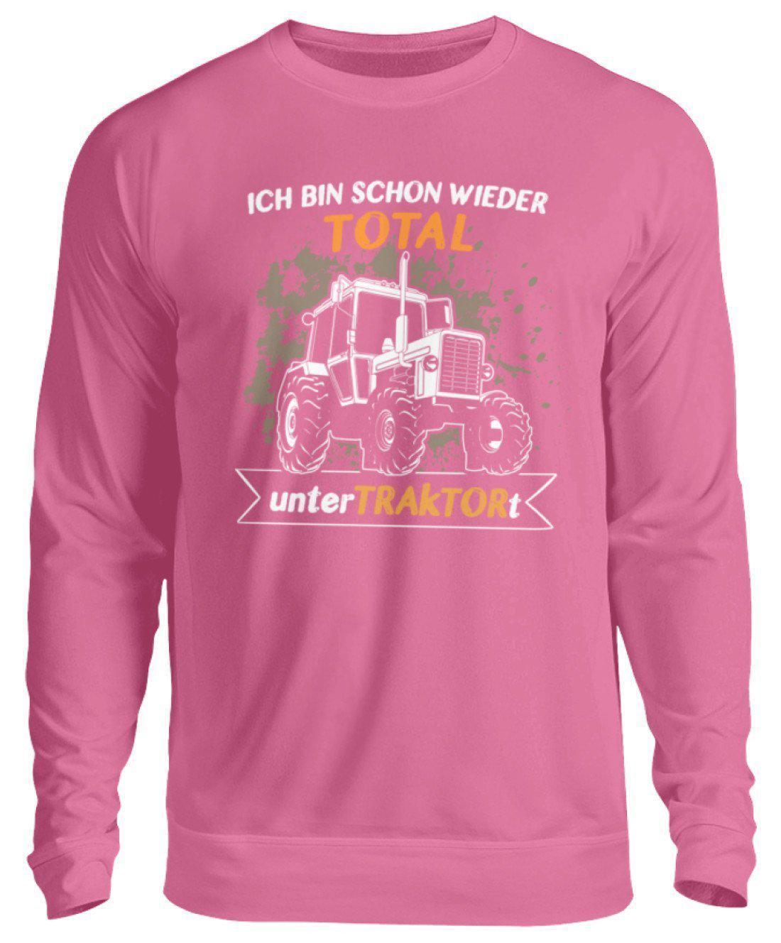 Total unterTraktort · Unisex Sweatshirt Pullover-Unisex Sweatshirt-Candyfloss Pink-S-Agrarstarz