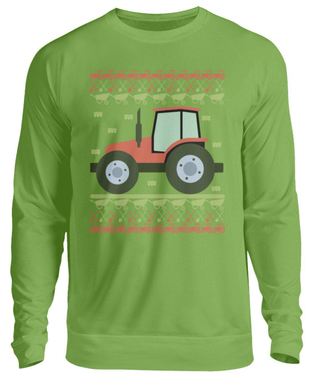 Traktor 4 Ugly Christmas · Unisex Sweatshirt Pullover-Unisex Sweatshirt-LimeGreen-S-Agrarstarz