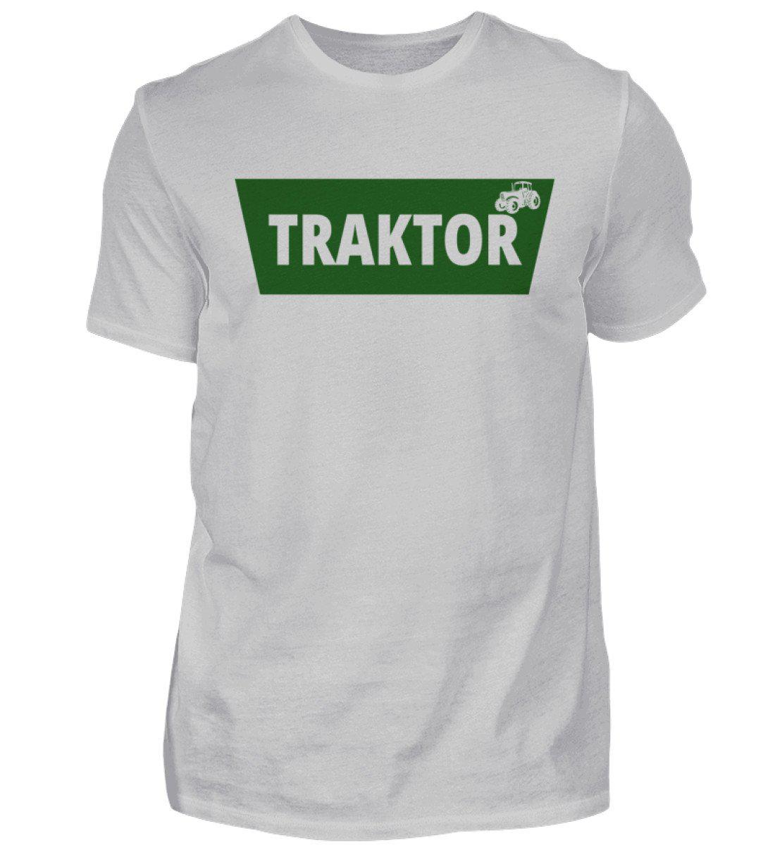 Traktor Batch grün · Herren T-Shirt-Herren Basic T-Shirt-Pacific Grey-S-Agrarstarz