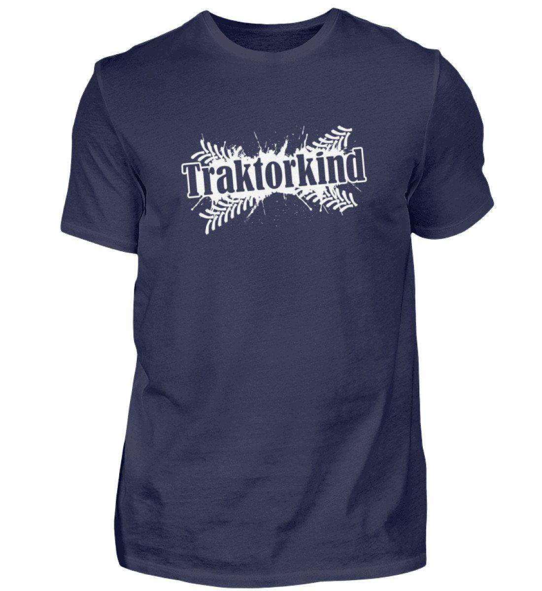 Traktorkind · Herren Shirt-Herren Basic T-Shirt-Navy-S-Agrarstarz