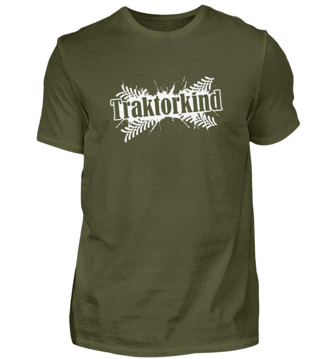 Traktorkind · Herren Shirt-Herren Basic T-Shirt-Urban Khaki-S-Agrarstarz