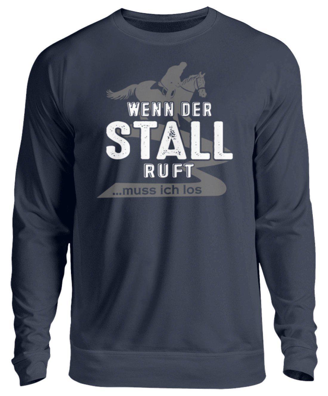 Wenn der Stall ruft · Unisex Sweatshirt Pullover-Unisex Sweatshirt-Oxford Navy-S-Agrarstarz