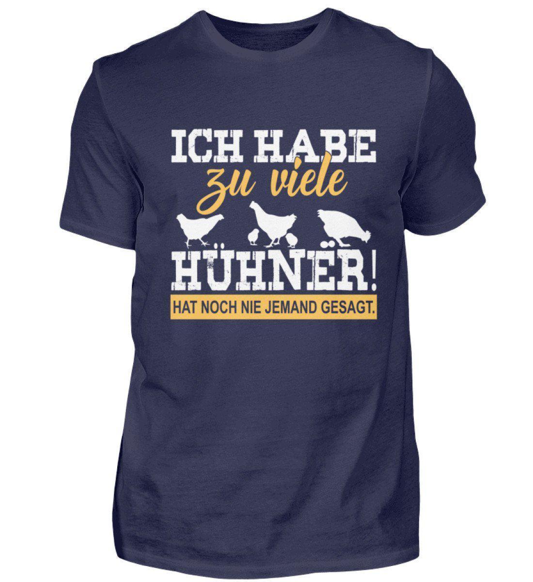 Zu viele Hühner · Herren T-Shirt-Herren Basic T-Shirt-Navy-S-Agrarstarz